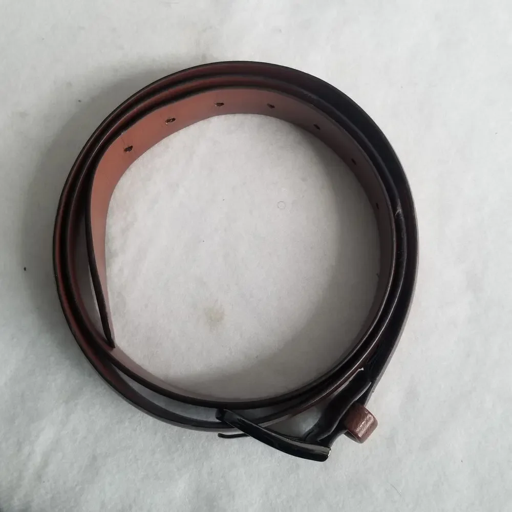 Perry Ellis Portfolio Leather Belt, Genuine Leather, Size 46/115